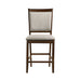 Portage - Counter Chair (Set of 2) - Brown / Beige – Chair Sets by Elements International at Furniture Wholesale Plus , Nashville furniture store