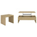 Canoga - Lift Top Cocktail Coffee Table Set - Light Oak – Table Sets by Coaster Fine Furniture at Furniture Wholesale Plus , Nashville furniture store