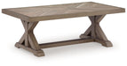 Laguna Heights - Rectangular Cocktail Table - Beige – Coffee Tables by Signature Design by Ashley® at Furniture Wholesale Plus , Nashville furniture store