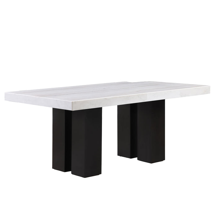 Artemis - Marble Dining Table – Dining Tables by Steve Silver Furniture at Furniture Wholesale Plus , Nashville furniture store