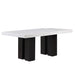 Artemis - Marble Dining Table – Dining Tables by Steve Silver Furniture at Furniture Wholesale Plus , Nashville furniture store