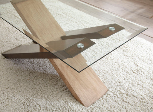 Tasha - Cocktail Table - Brown – Cocktail Tables by Steve Silver Furniture at Furniture Wholesale Plus , Nashville furniture store