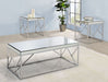 Evelyn - Mirror Top Cocktail Table - Gray – Cocktail Tables by Steve Silver Furniture at Furniture Wholesale Plus , Nashville furniture store