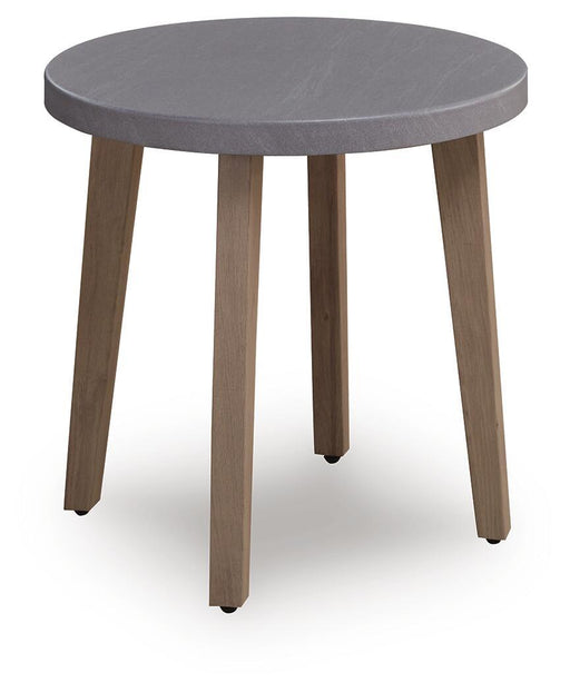 Harmony Headlands - Round End Table - Natural / Gray – End Tables by Signature Design by Ashley® at Furniture Wholesale Plus , Nashville furniture store
