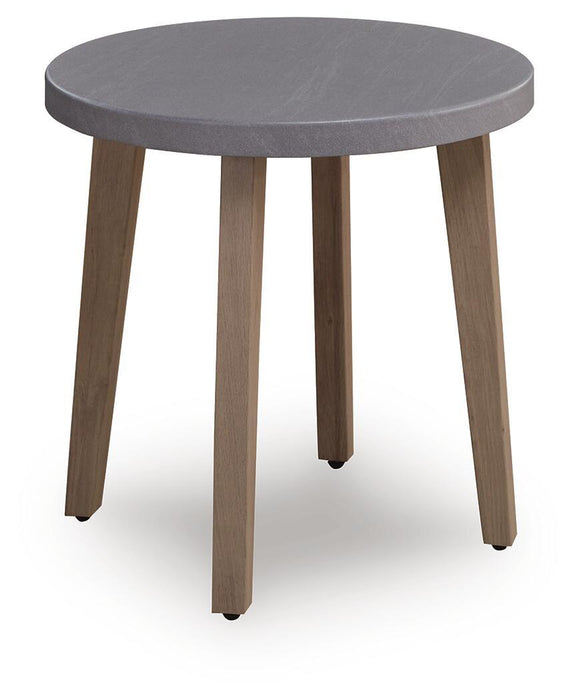 Harmony Headlands - Round End Table - Natural / Gray – End Tables by Signature Design by Ashley® at Furniture Wholesale Plus , Nashville furniture store