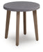 Harmony Headlands - Round End Table - Natural / Gray – End Tables by Signature Design by Ashley® at Furniture Wholesale Plus , Nashville furniture store