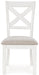 Robbinsdale - Dining Upholstered Side Chair (Set of 2) - Antique White – Chair Sets by Signature Design by Ashley® at Furniture Wholesale Plus , Nashville furniture store