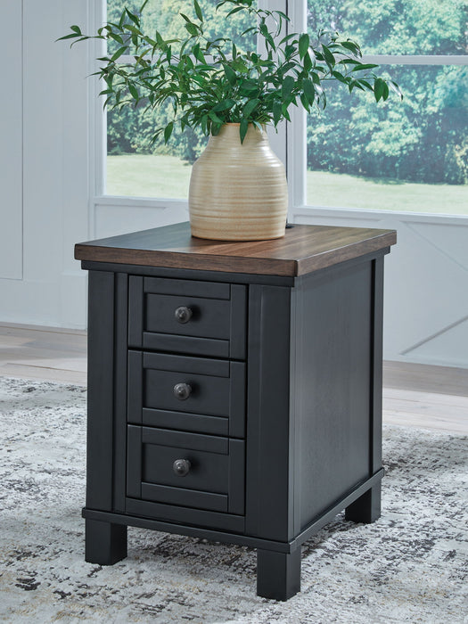 Wildenauer - Chair Side End Table - Brown / Black – Chair Side Tables by Signature Design by Ashley® at Furniture Wholesale Plus , Nashville furniture store