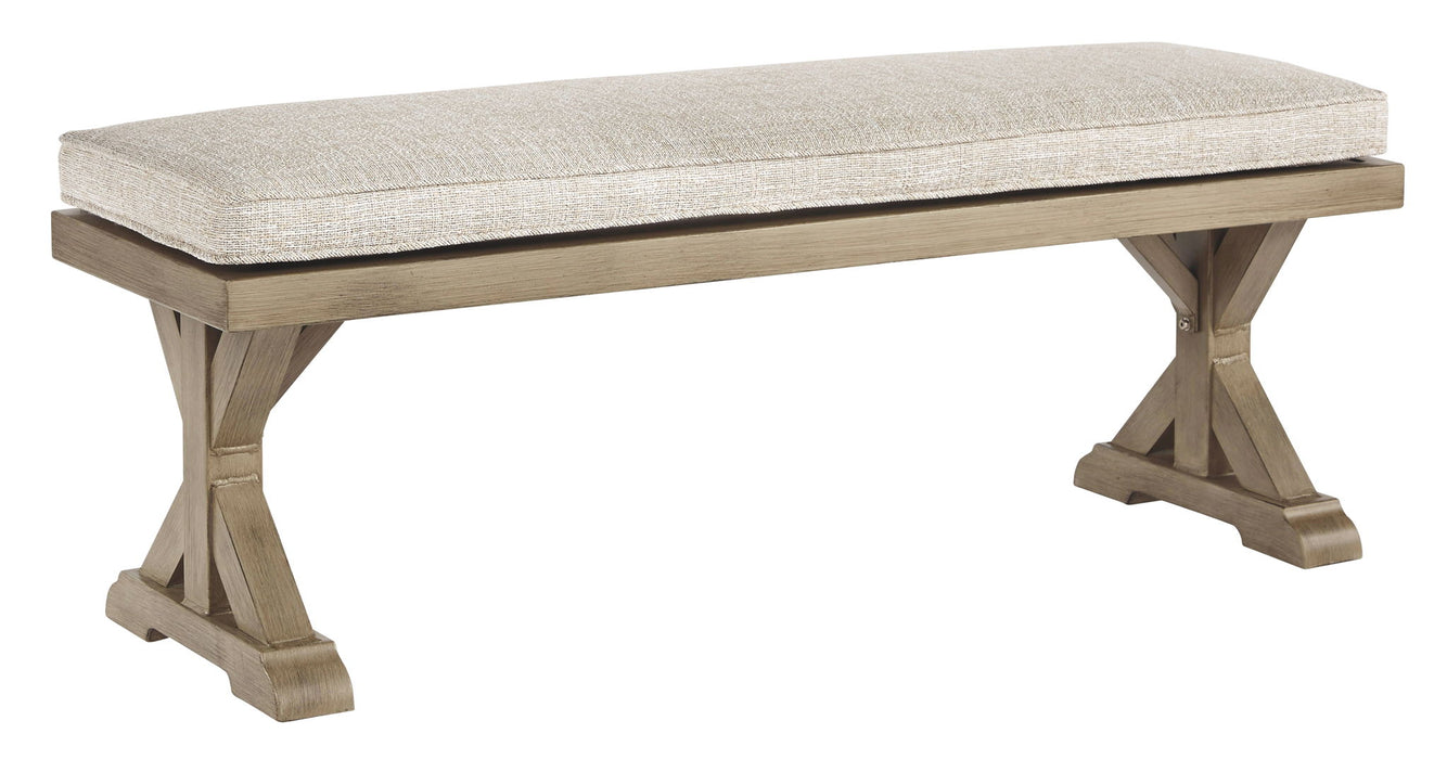 Beachcroft - Bench With Cushion - Premium Benches from Signature Design by Ashley® - Just $568! Shop now at Furniture Wholesale Plus  We are the best furniture store in Nashville, Hendersonville, Goodlettsville, Madison, Antioch, Mount Juliet, Lebanon, Gallatin, Springfield, Murfreesboro, Franklin, Brentwood
