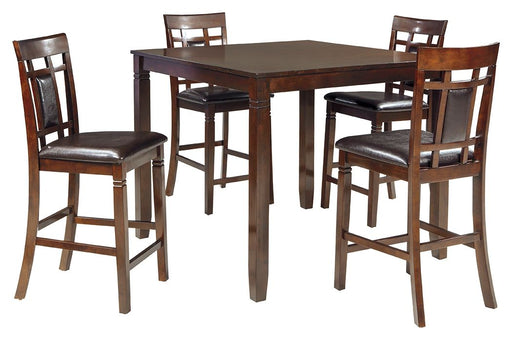 Bennox - Brown - DRM Counter Table Set (Set of 5) - Premium 5 Piece Dining Room Sets from Signature Design by Ashley® - Just $518! Shop now at Furniture Wholesale Plus  We are the best furniture store in Nashville, Hendersonville, Goodlettsville, Madison, Antioch, Mount Juliet, Lebanon, Gallatin, Springfield, Murfreesboro, Franklin, Brentwood