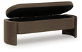 Vavuniya - Storage Bench - Brown – Storage Benches by Signature Design by Ashley® at Furniture Wholesale Plus , Nashville furniture store