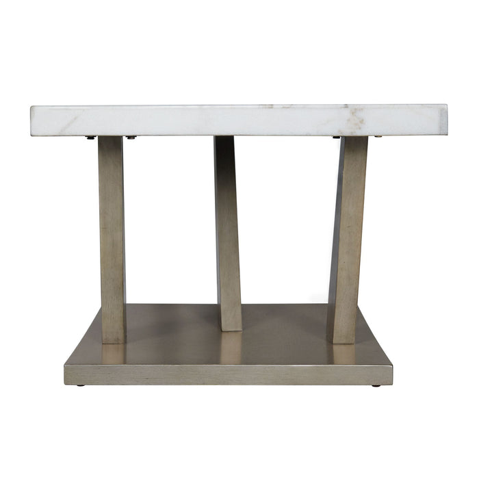 Greta - 2 Piece Occasional Table Set (Coffee Table And End Table) - Gray – Table Sets by Elements International at Furniture Wholesale Plus , Nashville furniture store