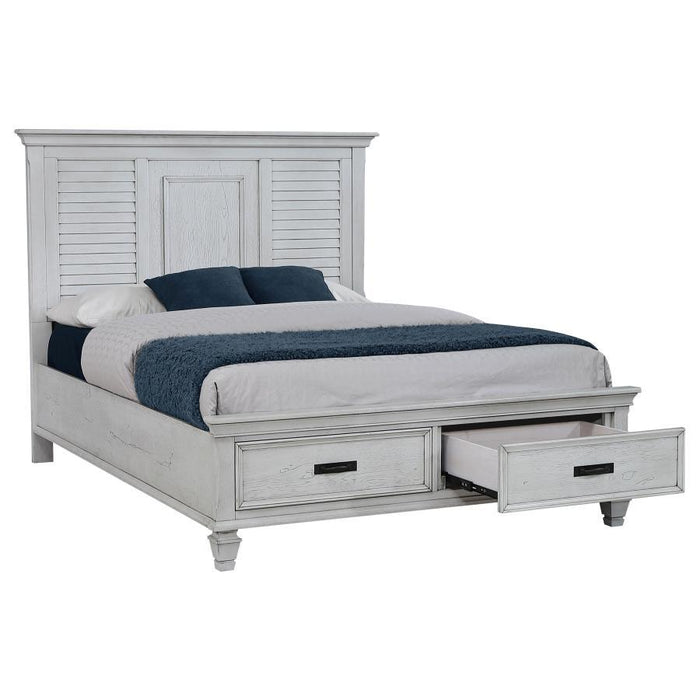 Franco - Wood Storage Panel Bed – Storage Beds by CoasterEssence at Furniture Wholesale Plus , Nashville furniture store