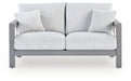 Hurley Park - Gray - Loveseat With Cushion - Premium Loveseats from Signature Design by Ashley® - Just $1068! Shop now at Furniture Wholesale Plus  We are the best furniture store in Nashville, Hendersonville, Goodlettsville, Madison, Antioch, Mount Juliet, Lebanon, Gallatin, Springfield, Murfreesboro, Franklin, Brentwood