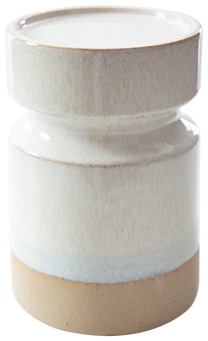 Hurston - Candle Holder Set (Set of 3) - Ivory / Brown – Candles & Holders by Signature Design by Ashley® at Furniture Wholesale Plus , Nashville furniture store