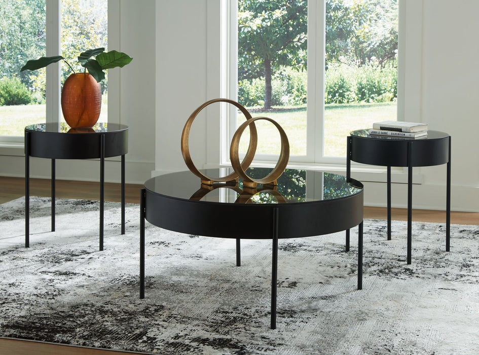 Ardoline - Occasional Table Set (Set of 3) - Black – Table Sets by Signature Design by Ashley® at Furniture Wholesale Plus , Nashville furniture store