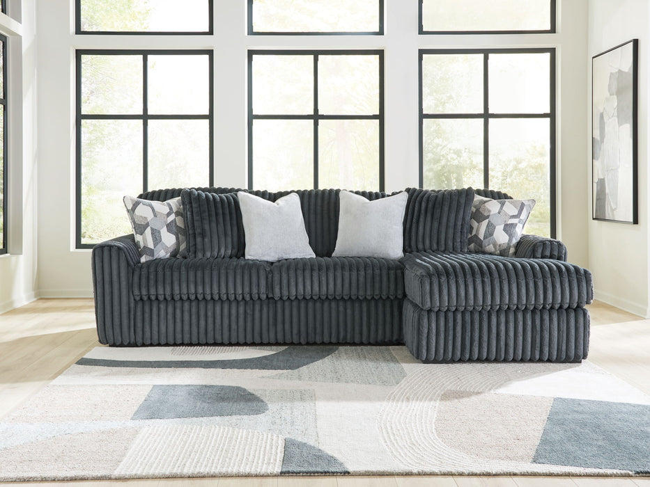 Midnight-Madness - Sectional – Stationary Sectionals by Signature Design by Ashley® at Furniture Wholesale Plus , Nashville furniture store