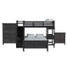 Hampton Kids - Loft With Staircase And Desk With Speaker Bedroom Set – 3 Piece Bedroom Sets by Elements International at Furniture Wholesale Plus , Nashville furniture store