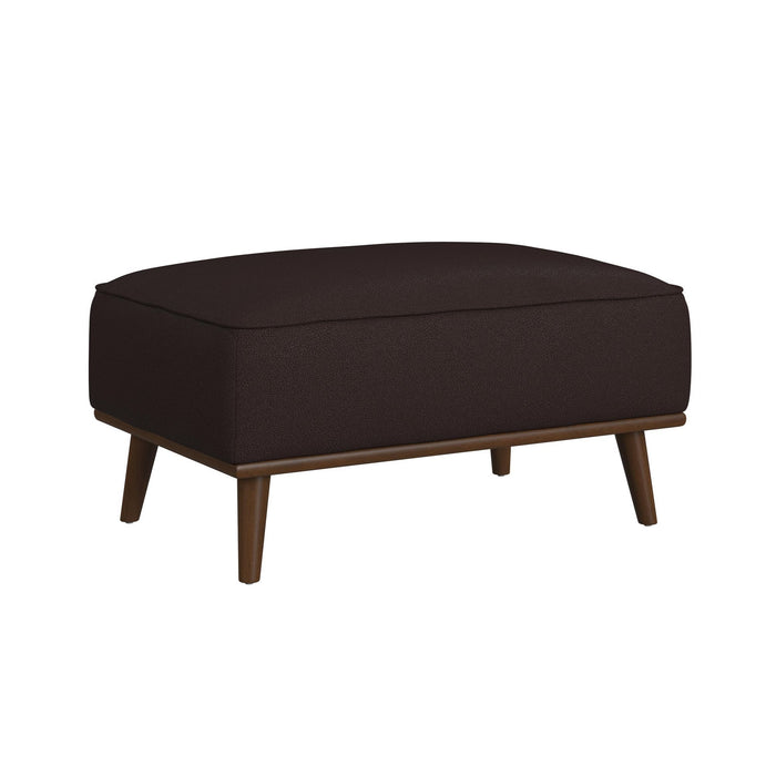 Destiny - Ottoman With Wood Base – Upholstered Ottomans by Elements International at Furniture Wholesale Plus , Nashville furniture store