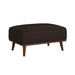 Destiny - Ottoman With Wood Base – Upholstered Ottomans by Elements International at Furniture Wholesale Plus , Nashville furniture store