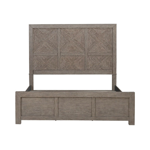 Skyview Lodge - King Panel Bed - Cobblestone – Panel Beds by Liberty Furniture at Furniture Wholesale Plus , Nashville furniture store