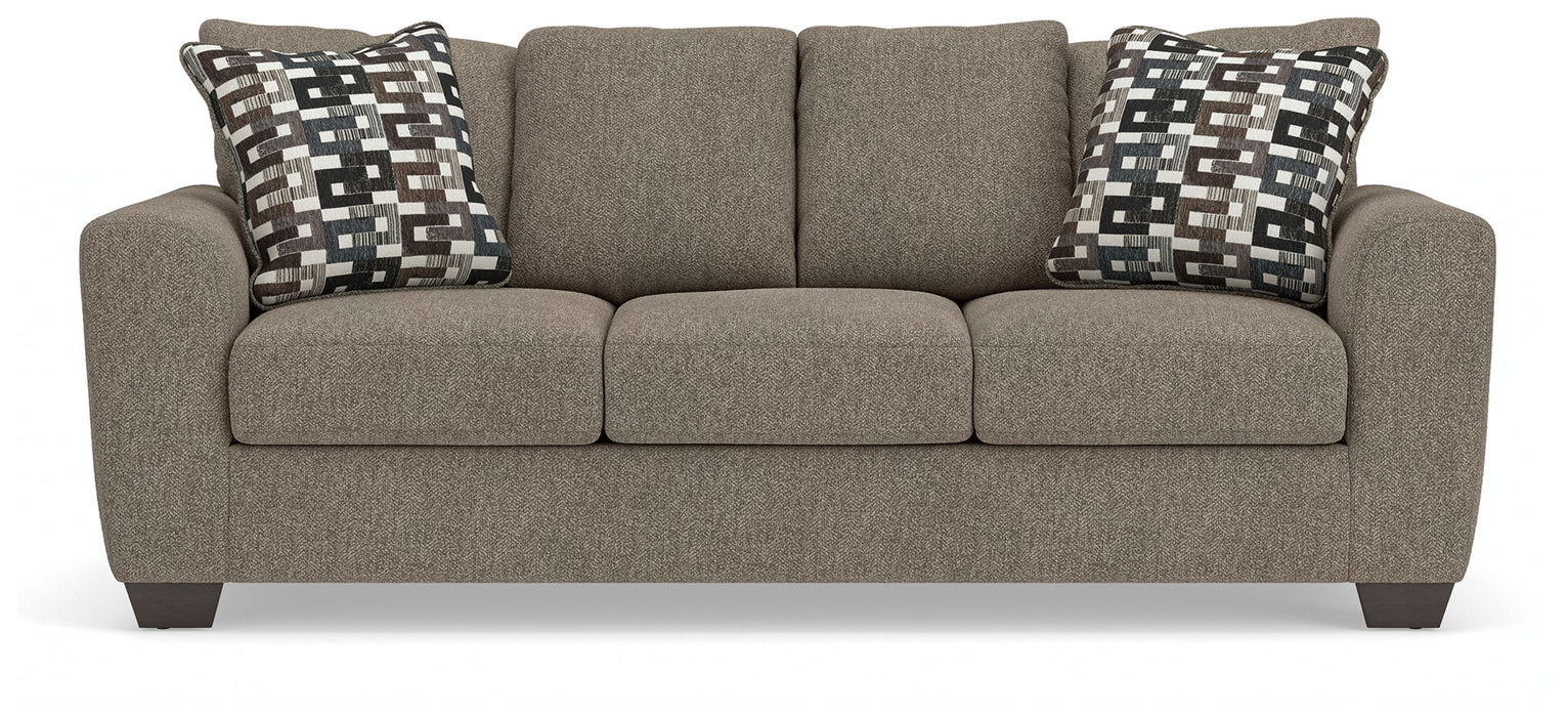 Triston-Peaks - Queen Sofa Sleeper - Suede – Sleeper Sofas by Benchcraft® at Furniture Wholesale Plus , Nashville furniture store