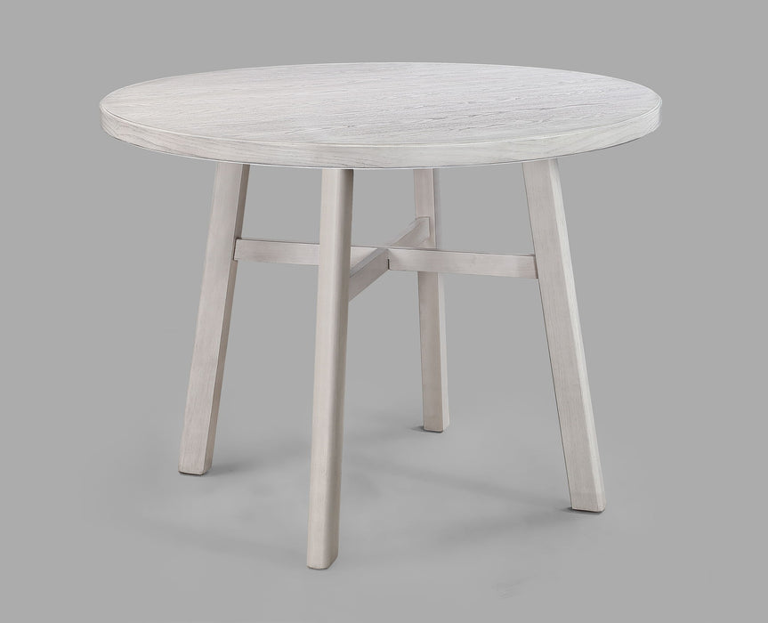 Blanche - Round Counter Height Table - Antique White – Counter Tables by Crown Mark at Furniture Wholesale Plus , Nashville furniture store