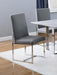 Mackinnon - Upholstered Dining Side Chair (Set of 2) - Gray – Chair Sets by CoasterElevations at Furniture Wholesale Plus , Nashville furniture store