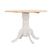 Allison - Round Drop Leaf Extension Dining Table - White - Premium Dining Tables with Extensions from CoasterEveryday - Just $249! Shop now at Furniture Wholesale Plus  We are the best furniture store in Nashville, Hendersonville, Goodlettsville, Madison, Antioch, Mount Juliet, Lebanon, Gallatin, Springfield, Murfreesboro, Franklin, Brentwood