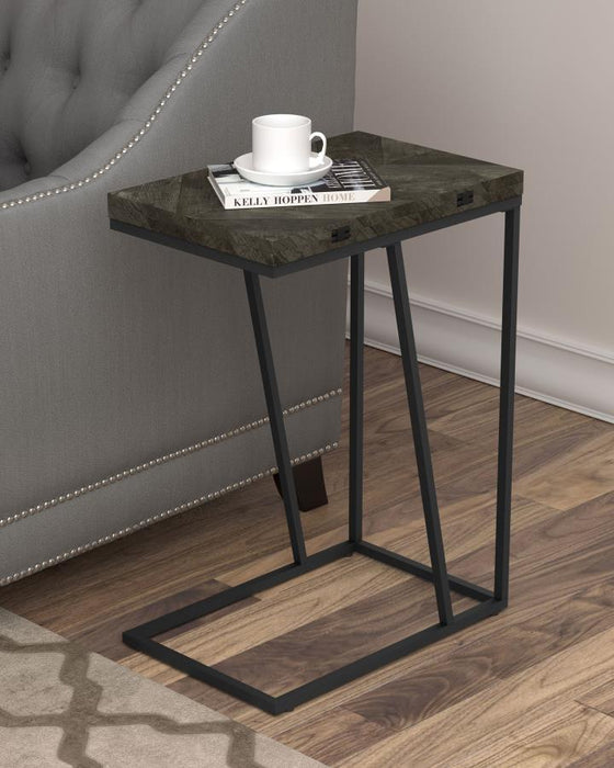 Carly - Expandable Engineered Wood C-Shaped Side Table – Side Tables by CoasterEveryday at Furniture Wholesale Plus , Nashville furniture store