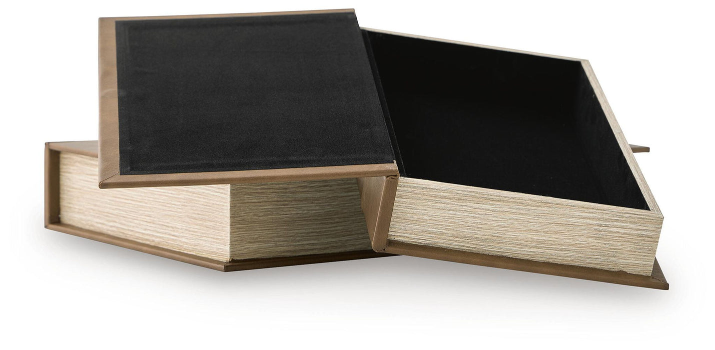 Samwell - Box Set (Set of 2) – Baskets & Boxes by Signature Design by Ashley® at Furniture Wholesale Plus , Nashville furniture store