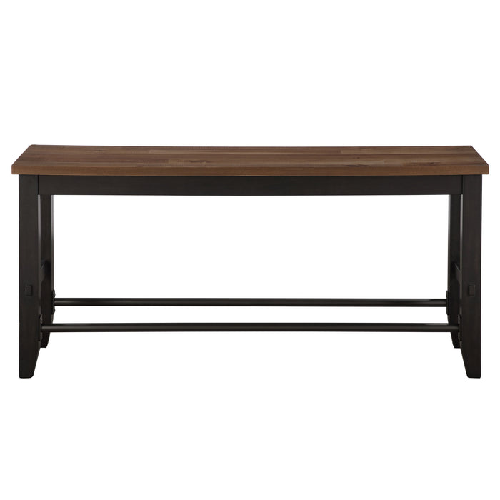 Bermuda - Counter Bench - Black – Counter Benches by Steve Silver Furniture at Furniture Wholesale Plus , Nashville furniture store