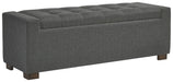 Cortwell - Storage Bench - Gray – Storage Benches by Signature Design by Ashley® at Furniture Wholesale Plus , Nashville furniture store