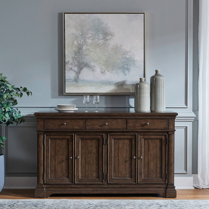 Arden Road - Buffet - Satin Cherry – Buffets by Liberty Furniture at Furniture Wholesale Plus , Nashville furniture store