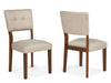 Gregory - Side Chair (Set of 2) - Beige / Brown – Chair Sets by Crown Mark at Furniture Wholesale Plus , Nashville furniture store