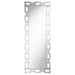 Tavin - Geometric Frame Standing Mirror - Silver - Premium Floor Mirrors from CoasterEssence - Just $469! Shop now at Furniture Wholesale Plus  We are the best furniture store in Nashville, Hendersonville, Goodlettsville, Madison, Antioch, Mount Juliet, Lebanon, Gallatin, Springfield, Murfreesboro, Franklin, Brentwood