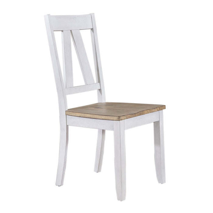 Lindsey Farm - Splat Back Side Chair (RTA) – Side Chairs by Liberty Furniture at Furniture Wholesale Plus , Nashville furniture store