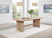 Kailani - Rectangular Wood Dining Table - Beige Oak – Dining Tables with Extensions by Coaster Fine Furniture at Furniture Wholesale Plus , Nashville furniture store