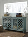 Mirimyn - Accent Cabinet - Vintage Finish - Antique Teal – Accent Cabinets by Signature Design by Ashley® at Furniture Wholesale Plus , Nashville furniture store