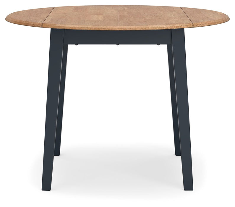 Gesthaven - Round Dining Room Drop Leaf Table – Dining Tables by Signature Design by Ashley® at Furniture Wholesale Plus , Nashville furniture store