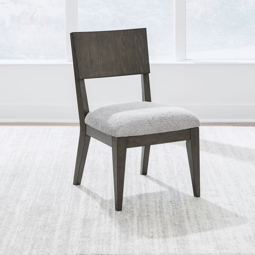 Cascade Falls - Panel Back Side Chair - Satin Espresso – Side Chairs by Liberty Furniture at Furniture Wholesale Plus , Nashville furniture store