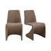 Alesso - Dining Chair (Set of 2) - Brown – Chair Sets by Elements International at Furniture Wholesale Plus , Nashville furniture store