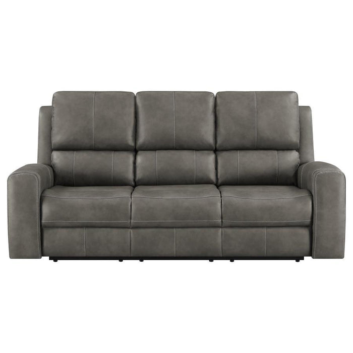 Brickston - Triple Power Reclining Sofa – Reclining Sofas by Coaster Fine Furniture at Furniture Wholesale Plus , Nashville furniture store