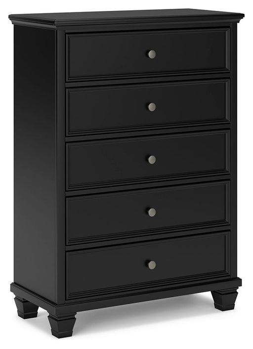Lanolee - Black - Five Drawer Chest - Premium Accent Chests from Signature Design by Ashley® - Just $618! Shop now at Furniture Wholesale Plus  We are the best furniture store in Nashville, Hendersonville, Goodlettsville, Madison, Antioch, Mount Juliet, Lebanon, Gallatin, Springfield, Murfreesboro, Franklin, Brentwood