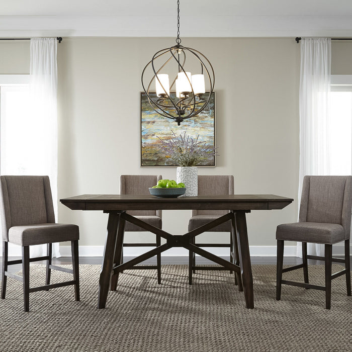Double Bridge - Gathering Dining Table Set – 5 Piece Dining Room Sets by Liberty Furniture at Furniture Wholesale Plus , Nashville furniture store