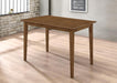 Robles - 5 Piece Rectangular Dining Table Set - Chestnut - Premium 5 Piece Dining Room Sets from CoasterEveryday - Just $479! Shop now at Furniture Wholesale Plus  We are the best furniture store in Nashville, Hendersonville, Goodlettsville, Madison, Antioch, Mount Juliet, Lebanon, Gallatin, Springfield, Murfreesboro, Franklin, Brentwood