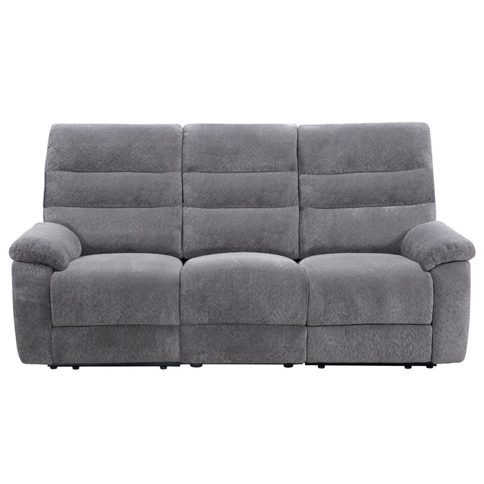 Cozy - Manual Recliner Sofa - Gray – Reclining Sofas by Steve Silver Furniture at Furniture Wholesale Plus , Nashville furniture store