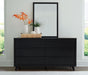 Danziar - Dresser And Mirror - Black – Dresser & Mirror by Signature Design by Ashley® at Furniture Wholesale Plus , Nashville furniture store
