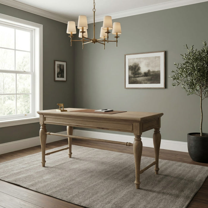 Reynolda - Writing Desk - Camel Beige – Writing Desks by Liberty Furniture at Furniture Wholesale Plus , Nashville furniture store