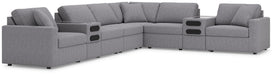 Modmax - Sectional - Granite – Stationary Sectionals by Signature Design by Ashley® at Furniture Wholesale Plus , Nashville furniture store